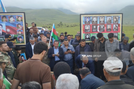 Remains of Bahadur Kamalov, a martyr of the First Karabakh War, were buried in Kalbajar