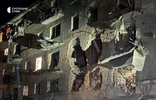 Russian bomb attack kills at least four in Ukraine's Sumy