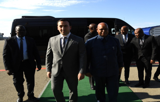 Speaker of National Assembly of Zimbabwe arrives on official visit to Azerbaijan