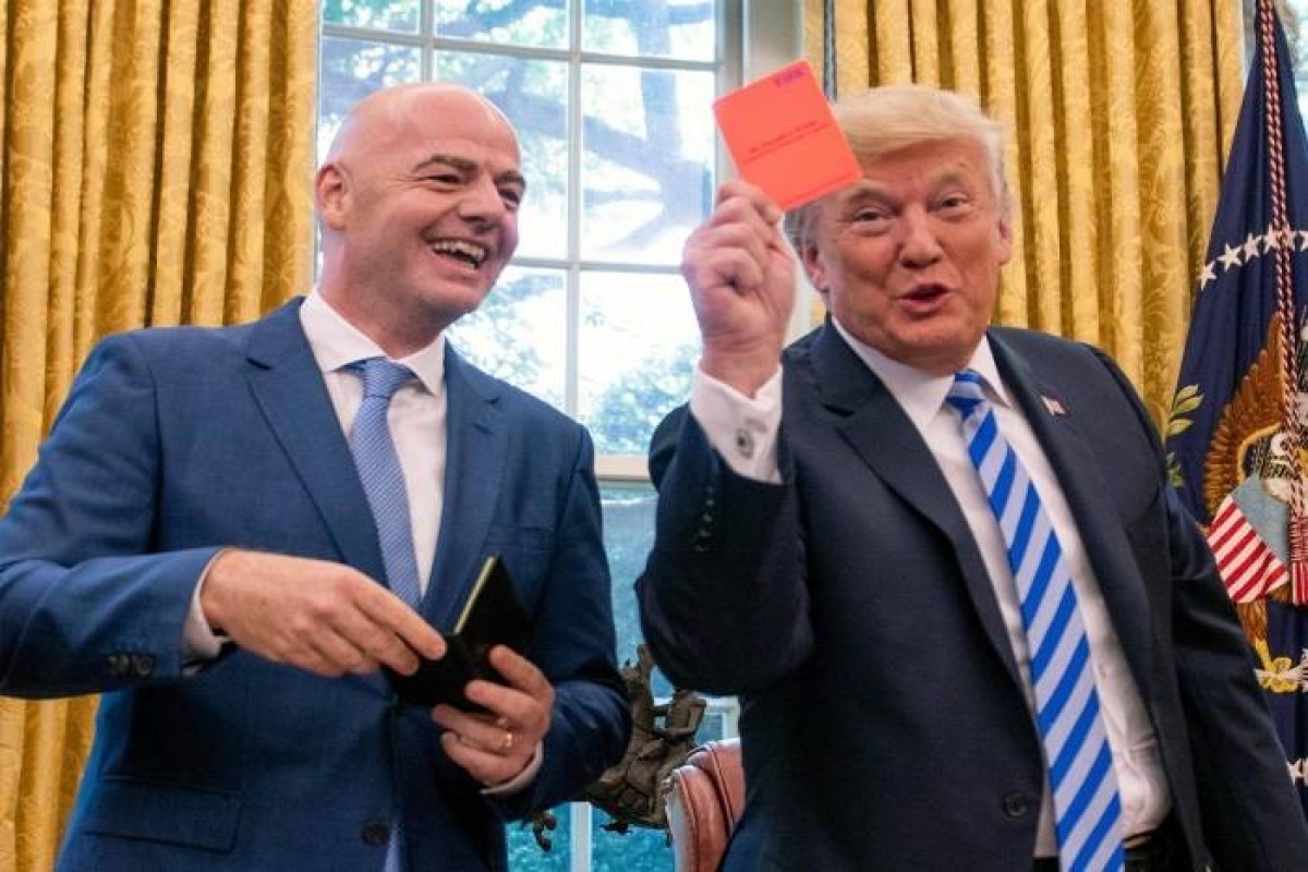 FIFA President Gianni Infantino, US President Donald Trump