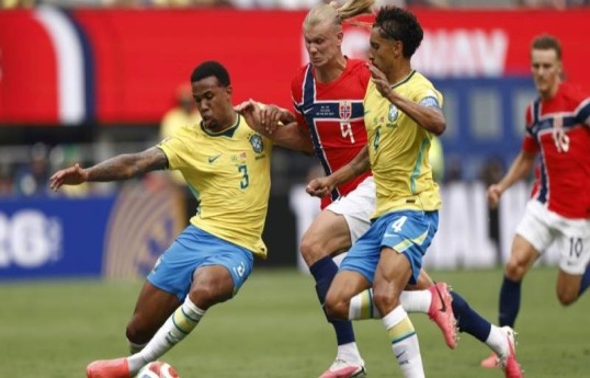 Haaland takes Norway to QF with brilliant 2-1 win over Brazil