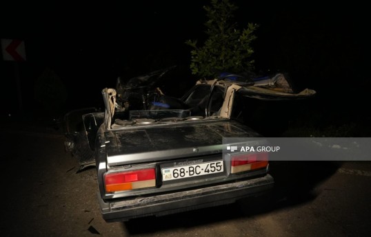 Three family members killed in road crash in Azerbaijan-PHOTO 