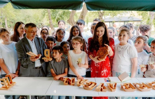 Leyla Aliyeva attends opening of individual exhibition and tree-planting campaign in Gabala-PHOTO 