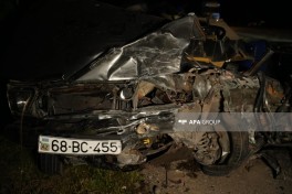Three family members killed in road crash in Azerbaijan-PHOTO 