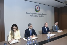 Jeyhun Bayramov meets with UN's new Resident Coordinator in Azerbaijan