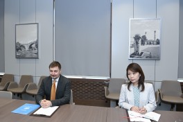 Jeyhun Bayramov meets with UN's new Resident Coordinator in Azerbaijan