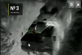 "Madyar" showed footage of hitting two fuel tankers and an oil depot in Crimea