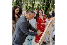 Leyla Aliyeva attends opening of individual exhibition and tree-planting campaign in Gabala-PHOTO 