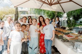 Leyla Aliyeva attends opening of individual exhibition and tree-planting campaign in Gabala-PHOTO 