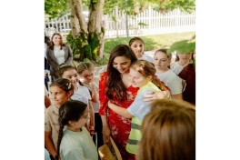 Leyla Aliyeva attends opening of individual exhibition and tree-planting campaign in Gabala-PHOTO 
