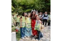 Leyla Aliyeva attends opening of individual exhibition and tree-planting campaign in Gabala-PHOTO 