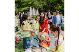 Leyla Aliyeva attends opening of individual exhibition and tree-planting campaign in Gabala-PHOTO 