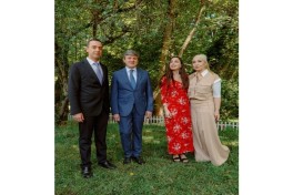 Leyla Aliyeva attends opening of individual exhibition and tree-planting campaign in Gabala-PHOTO 