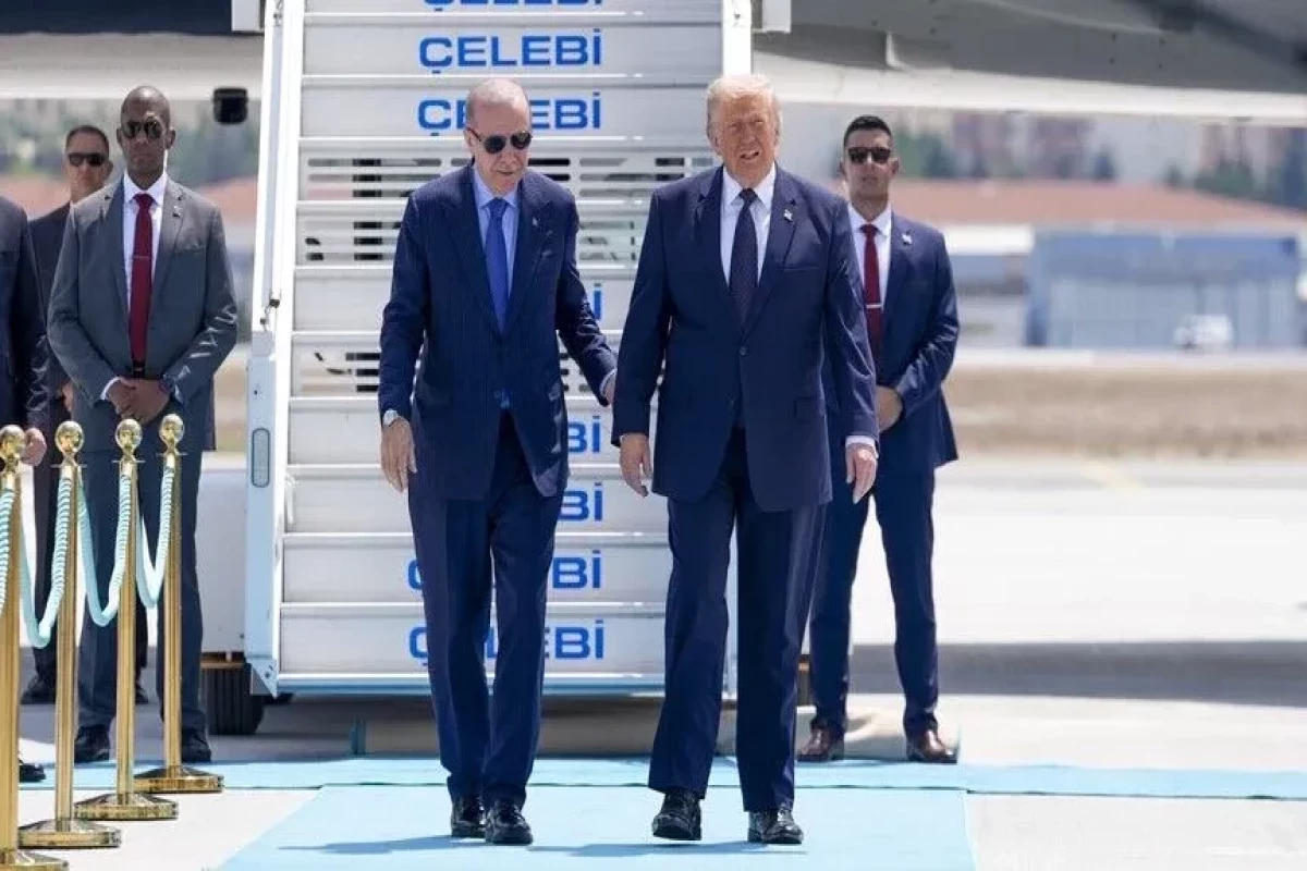 Turkish President Recep Tayyip Erdoğan  and Donald Trump, US President