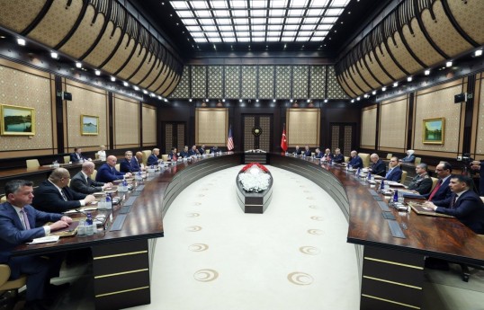 Delegation-level meeting chaired by Erdoğan and Trump begins