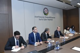Jeyhun Bayramov meets with member of the U.S. Senate Foreign Relations Committee