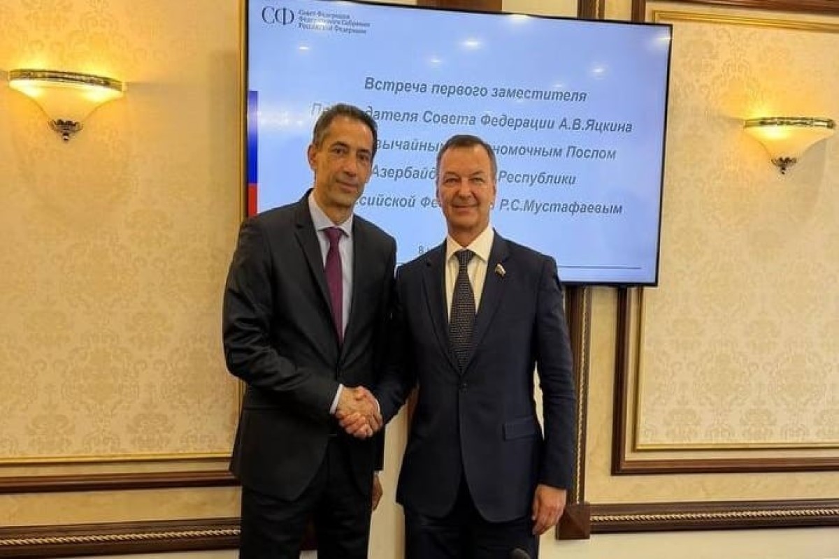 Azerbaijani ambassador meets First Deputy Speaker of Russia