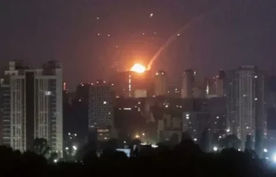 Russian attack sparks fires in Kyiv, casualties reported