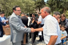 Azerbaijan sends next relocation convoy to two villages in Khojavend, families receive house keys  - UPDATED 