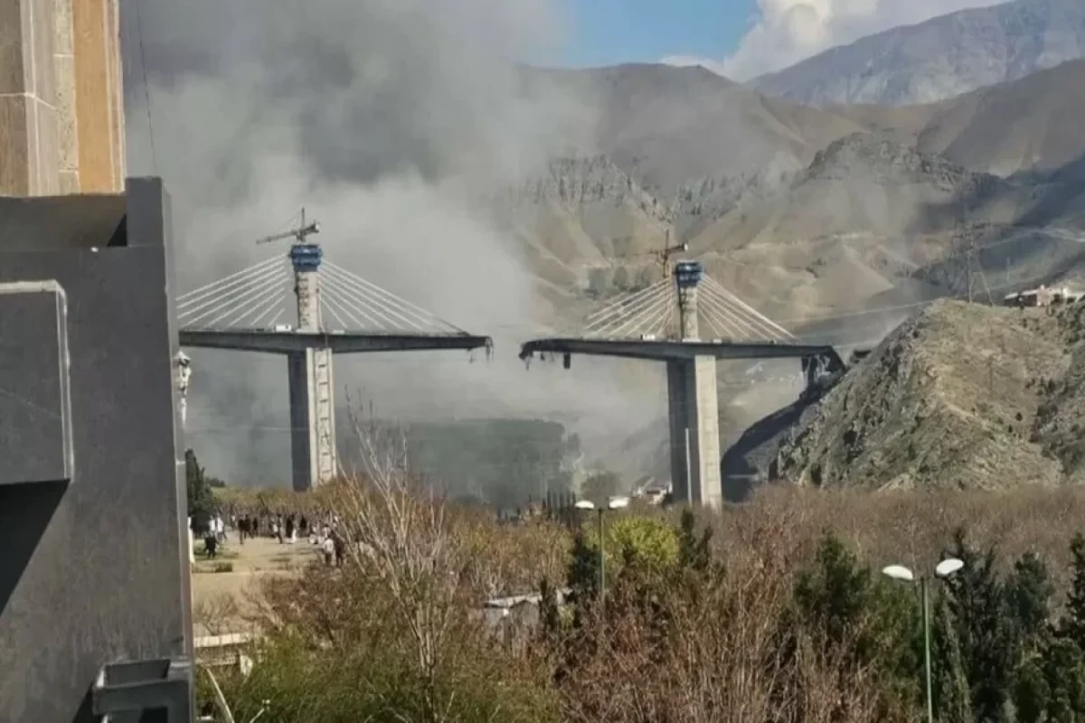 Iran says US has stuck a railway bridge in northeastern Iran
