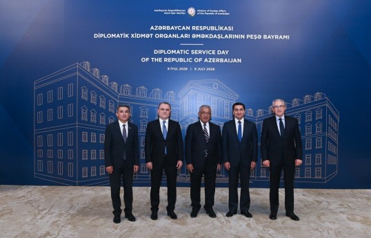 Official reception held at Gulustan Palace to mark Diplomatic Service Day - PHOTO 