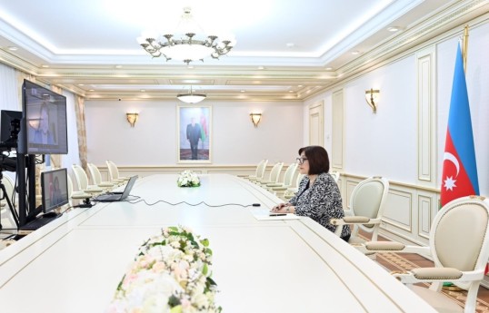 Sahiba Gafarova, Speaker of the Milli Majlis