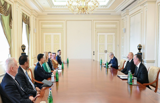 President Ilham Aliyev received leaders of number of international organizations