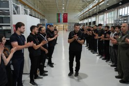 Selçuk Bayraktar visits Bayraktar production facilities in Azerbaijan