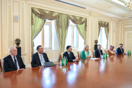 President Ilham Aliyev received heads of several international organizations