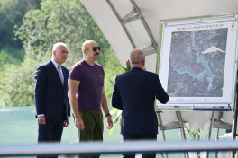 President Ilham Aliyev laid foundation stone for Hakarichay Reservoir in Lachin