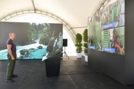 Hydroelectric power stations on Hochaz River inaugurated in Lachin