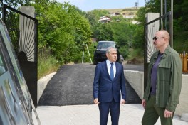 President Ilham Aliyev inspected restoration works in Shusha’s Kichik Galaderesi village and met with returning residents - PHOTO 