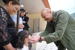 President Ilham Aliyev inspected restoration works in Shusha’s Kichik Galaderesi village and met with returning residents - PHOTO 