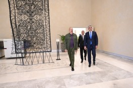 President Ilham Aliyev attended opening of Khankendi Hotel - PHOTO 