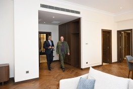 President Ilham Aliyev attended opening of Khankendi Hotel - PHOTO 