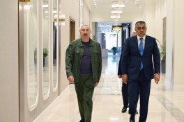 President Ilham Aliyev attended opening of Khankendi Hotel - PHOTO 