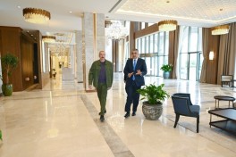 President Ilham Aliyev attended opening of Khankendi Hotel - PHOTO 