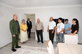 President Ilham Aliyev visited Guzeykhirman village in Khojavend district-UPDATED 