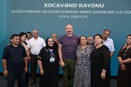 President Ilham Aliyev visited Guzeykhirman village in Khojavend district-UPDATED 