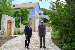 President Ilham Aliyev reviewed new buildings of “Yasaman” Hotel in Shusha