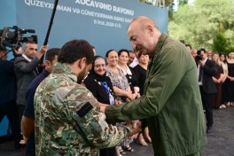 President Ilham Aliyev reviewed new buildings of “Yasaman” Hotel in Shusha