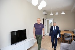 President Ilham Aliyev reviewed progress under public-private partnership project on Garabagh Street in Shusha