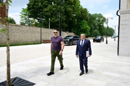 President Ilham Aliyev reviewed progress under public-private partnership project on Garabagh Street in Shusha