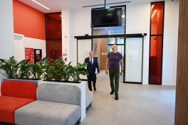 President Ilham Aliyev reviewed progress under public-private partnership project on Garabagh Street in Shusha