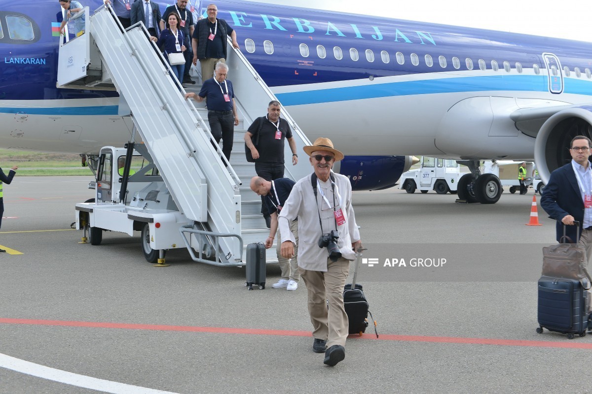 Visit of the participants of the IV Shusha Global Media Forum to Karabakh has begun-PHOTO 