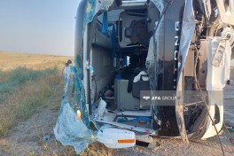 Bus overturn in Azerbaijan leaves more than 30 injured-PHOTO -UPDATED 