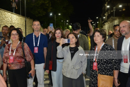 Foreign guests got acquainted with the newly built Karabakh Street in Shusha