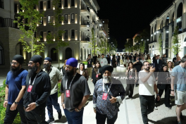 Foreign guests got acquainted with the newly built Karabakh Street in Shusha
