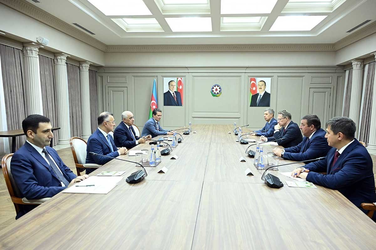 Prime Minister Ali Asadov meets with Russian health minister