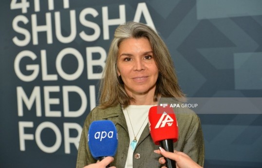 Uruguayan journalist Maria Eugenia Rodriguez